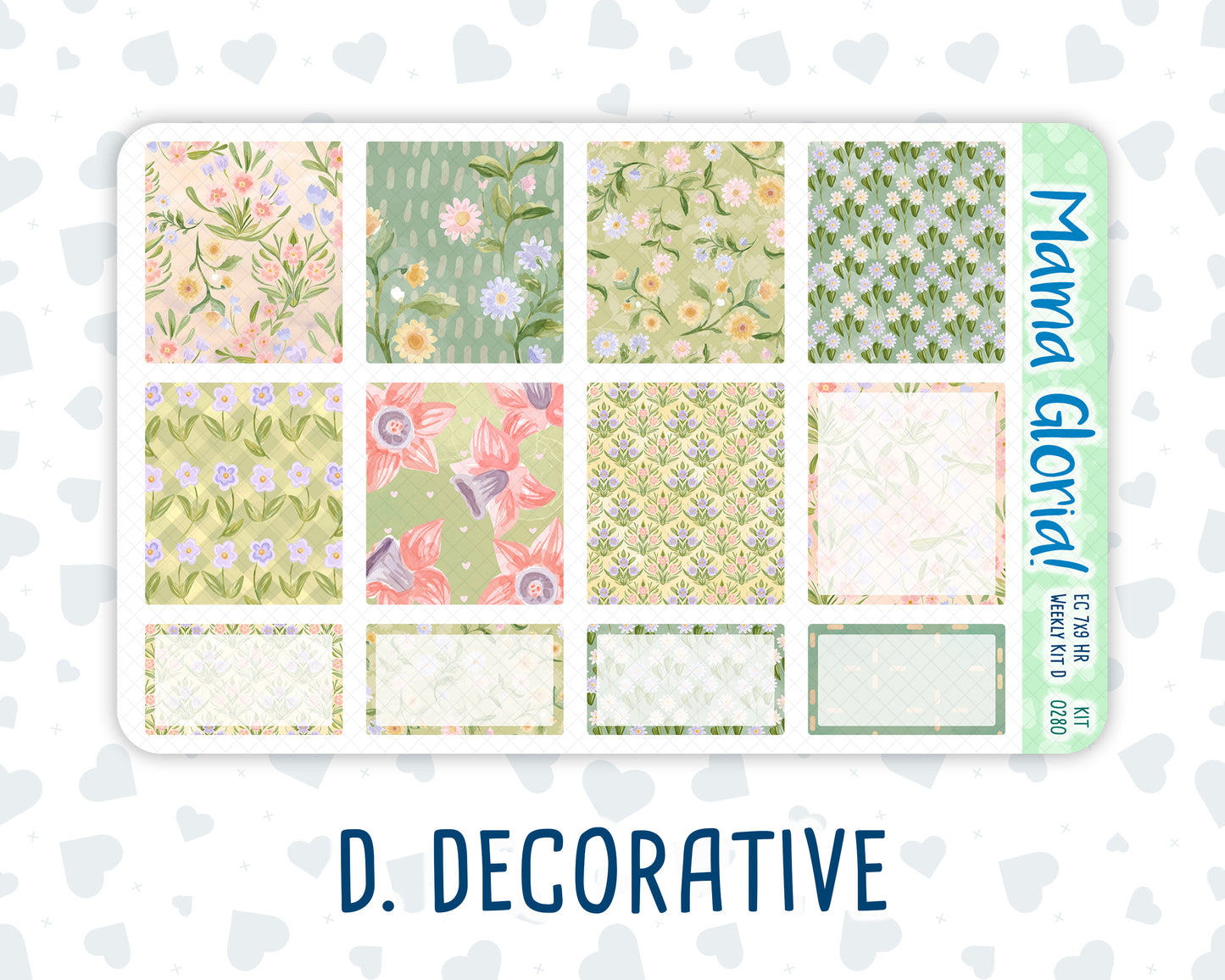 Kit 0280 - 7x9 - Horizontal - Weekly Kit - Half Past Six In August