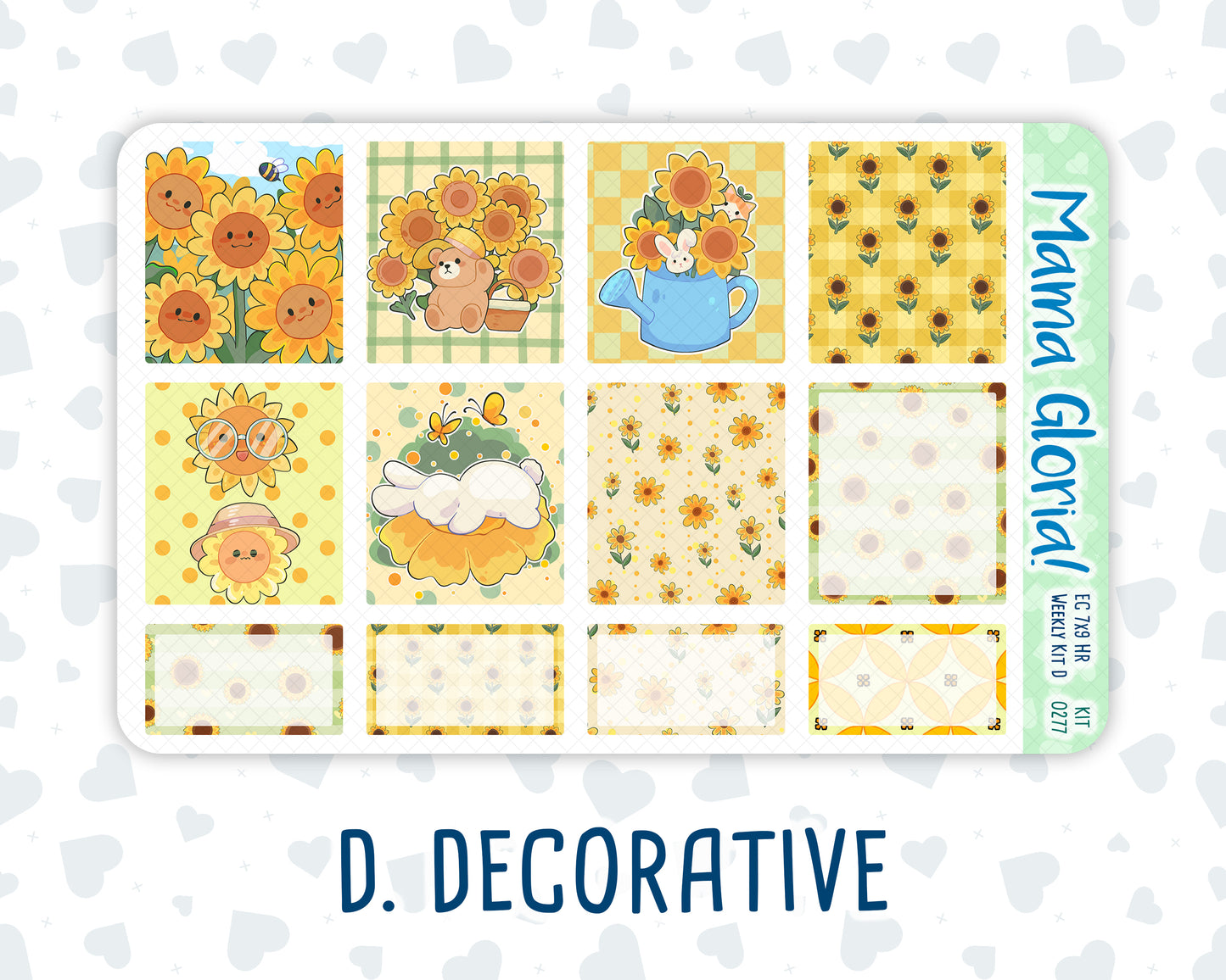 Kit 0277 - 7x9 - Horizontal - Weekly Kit - August - Sunflower Drama Club