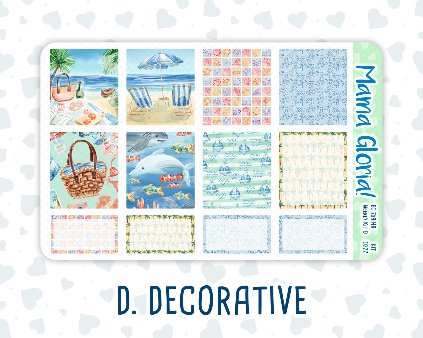 Kit 0222 - 7x9 - Horizontal - Weekly Kit - June - Beach Day