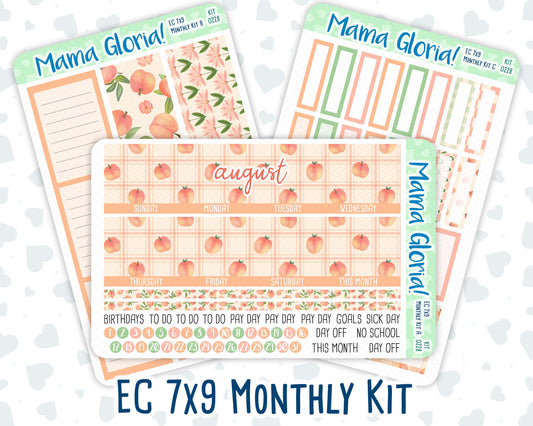 Kit 0228 - 7x9 - EC Monthly Kit - August - Just Peachy