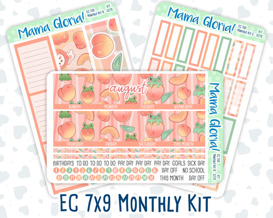 Kit 0278 - 7x9 - EC Monthly Kit - August - Oops, All Peaches