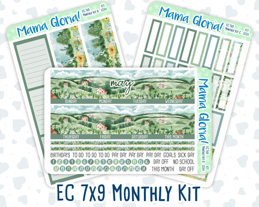 Kit 0264 - 7x9 - EC Monthly Kit - May - Spring Walk