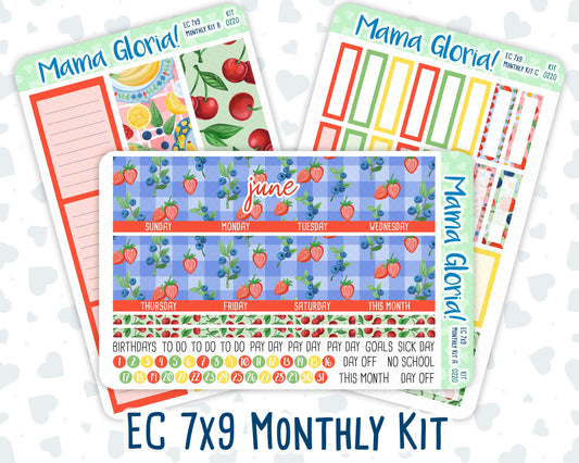 Kit 0220 - 7x9 - EC Monthly Kit - June - June Berries