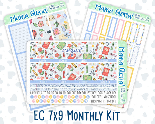 Kit 0279 - 7x9 - EC Monthly Kit - August - Not Ready For School