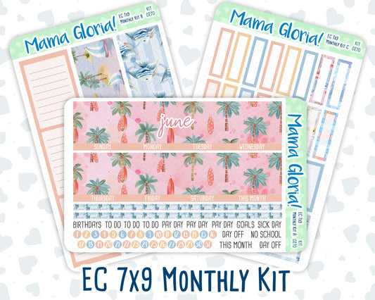 Kit 0270 - 7x9 - EC Monthly Kit - June - Beachside Bliss