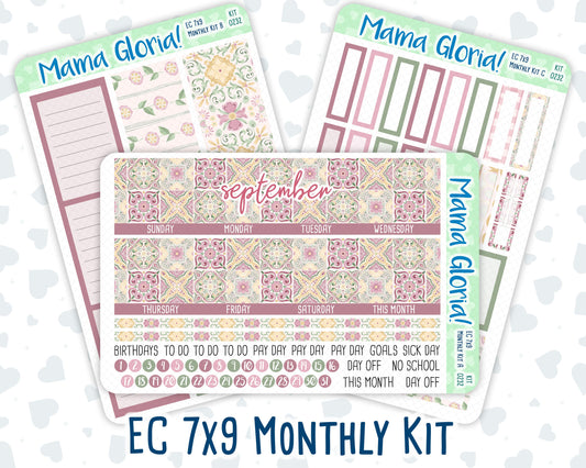 Kit 0232 - 7x9 - EC Monthly Kit - September - Heirloom Garden