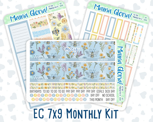 Kit 0265 - 7x9 - EC Monthly Kit - May - Honeybee Sky