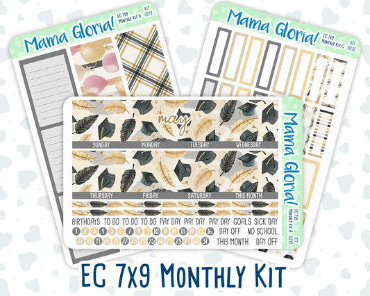 Kit 0272 - 7x9 - EC Monthly Kit - May - Graduation