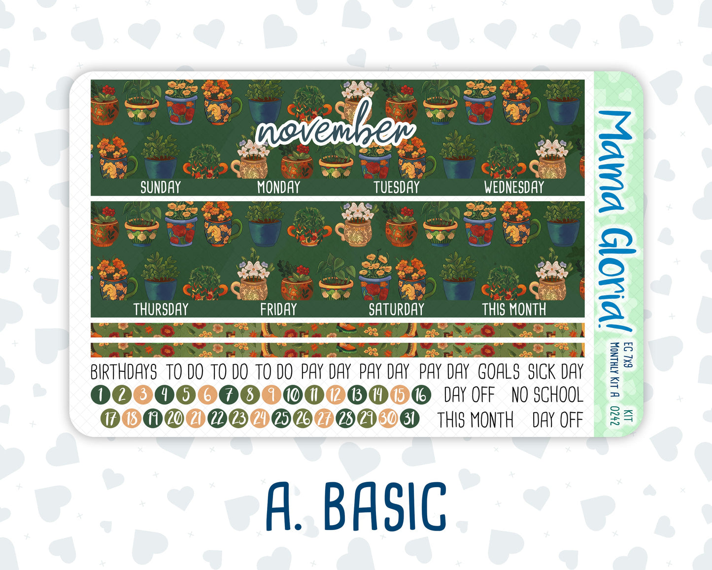 Kit 0242 - 7x9 - EC Monthly Kit - November - Cottage Autumn