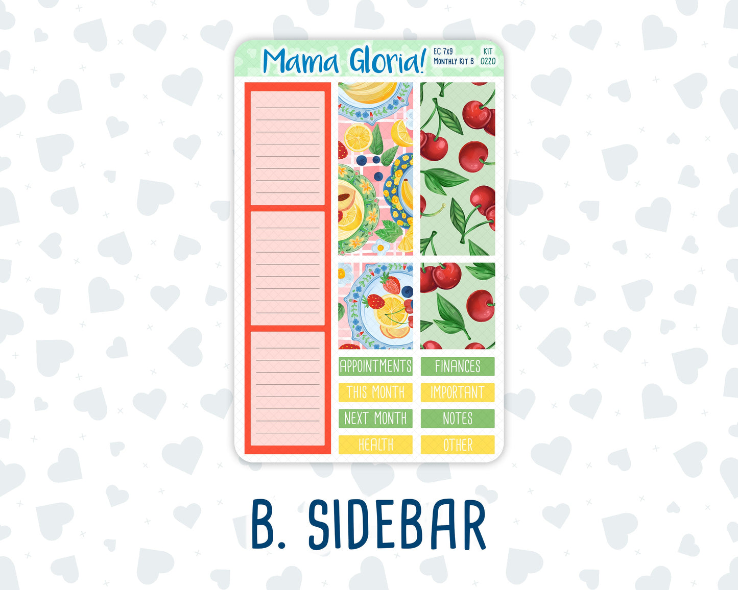 Kit 0220 - 7x9 - EC Monthly Kit - June - June Berries