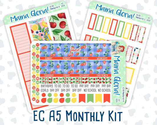 Kit 0220 - A5 - EC Monthly Kit - June - June Berries