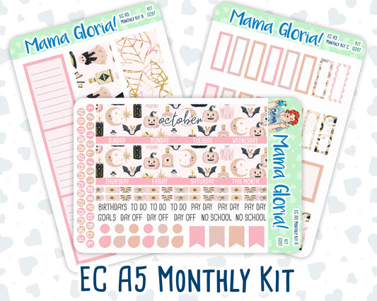 Kit 0297 - A5 - EC Monthly Kit - October - Pink Spell