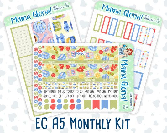 Kit 0269 - A5 - EC Monthly Kit - June - Dolce Mare