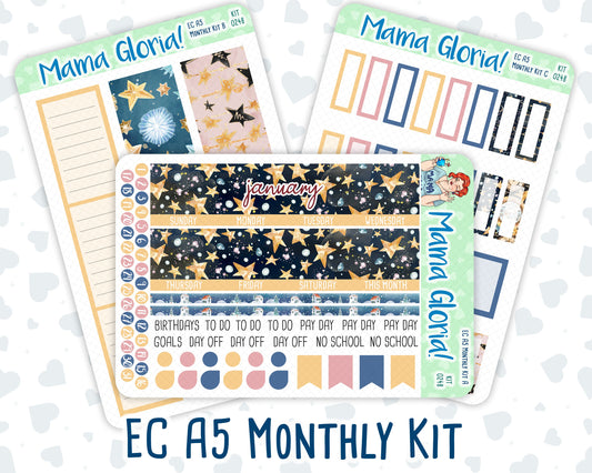 Kit 0248 - A5 - EC Monthly Kit - January - Midnight Countdown