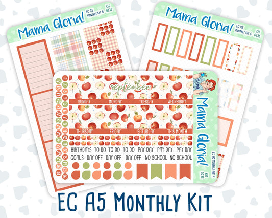 Kit 0235 - A5 - EC Monthly Kit - September - Apple Orchard