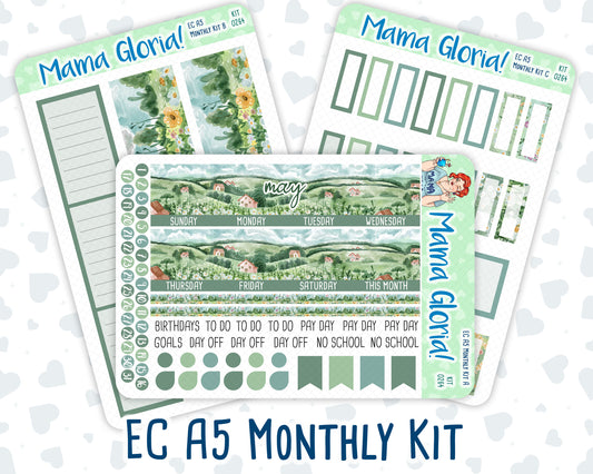 Kit 0264 - A5 - EC Monthly Kit - May - Spring Walk