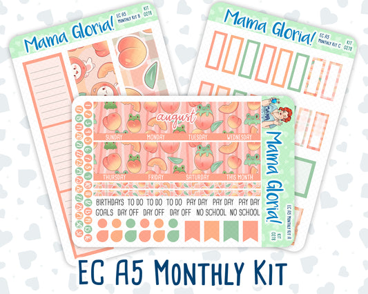 Kit 0278 - A5 - EC Monthly Kit - August - Oops, All Peaches