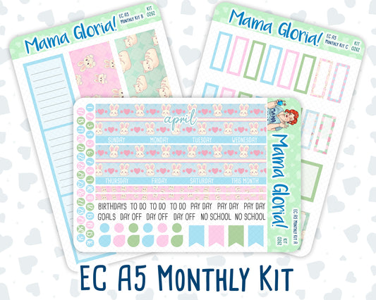 Kit 0262 - A5 - EC Monthly Kit - April - Spring Puffs