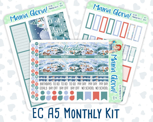 Kit 0247 - A5 - EC Monthly Kit - December - Snow Day Adventures