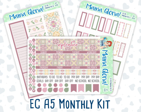 Kit 0232 - A5 - EC Monthly Kit - September - Heirloom Garden