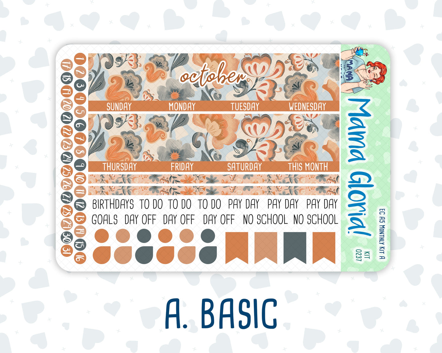 Kit 0237 - A5 - EC Monthly Kit - October - Forest Folk