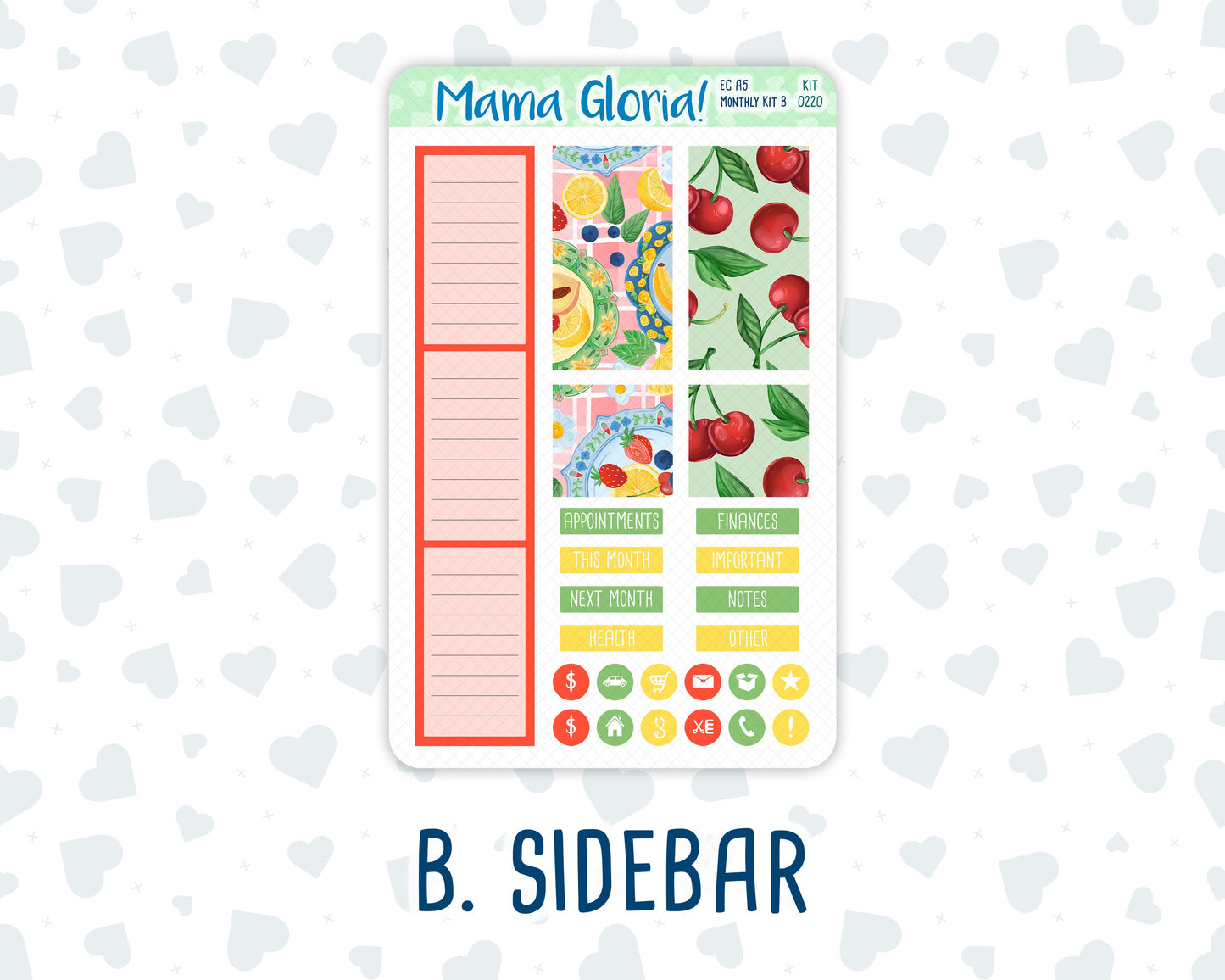 Kit 0220 - A5 - EC Monthly Kit - June - June Berries