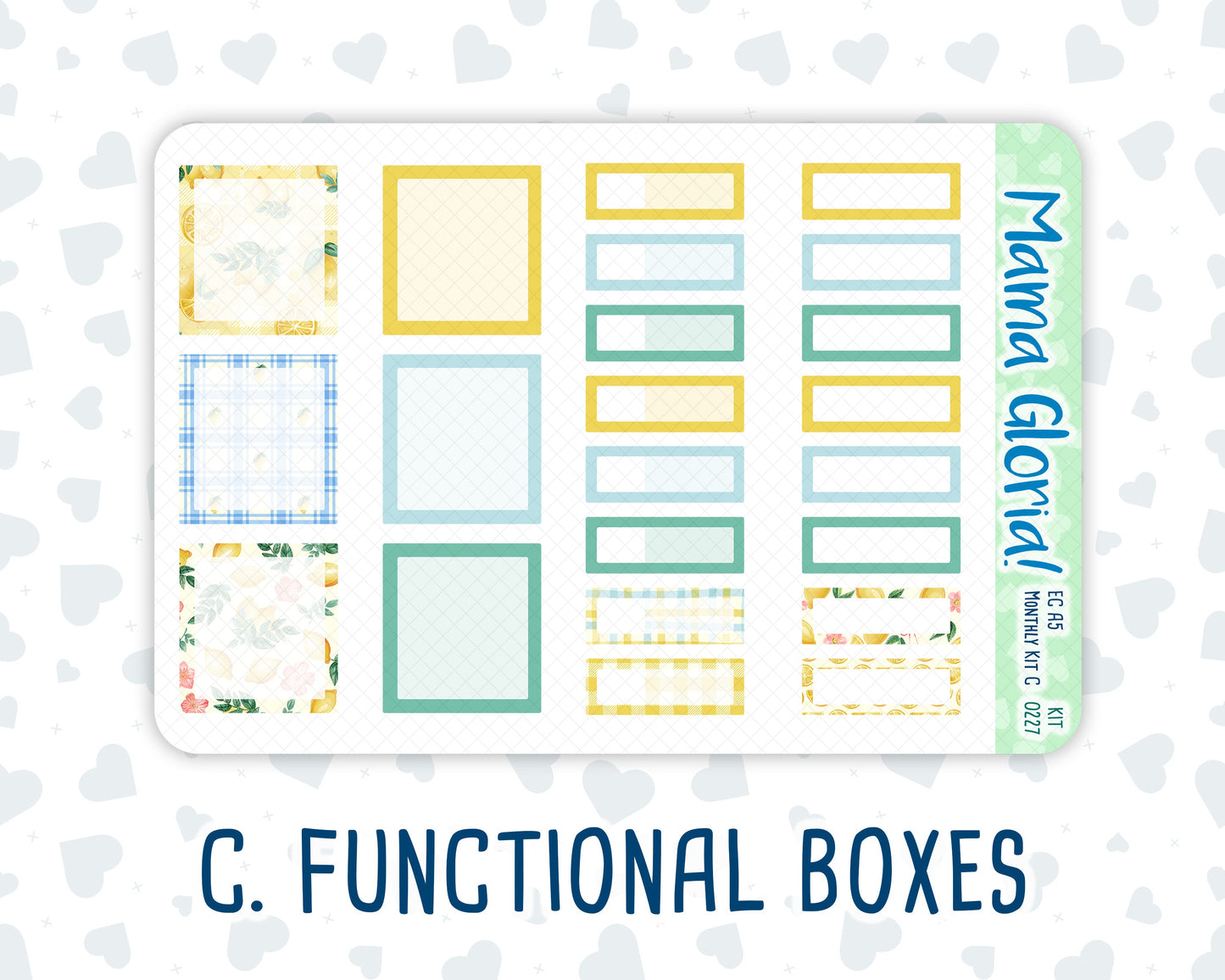 Kit 0227 - A5 - EC Monthly Kit - July - Lemon Grove