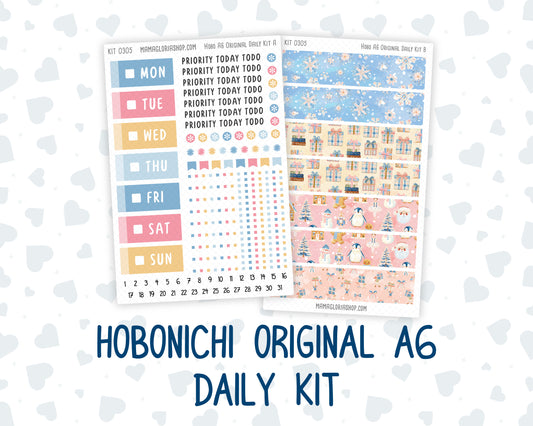 Kit 0305 - A6 Hobonichi Original - Daily Kit - December - Sugarplum Parade