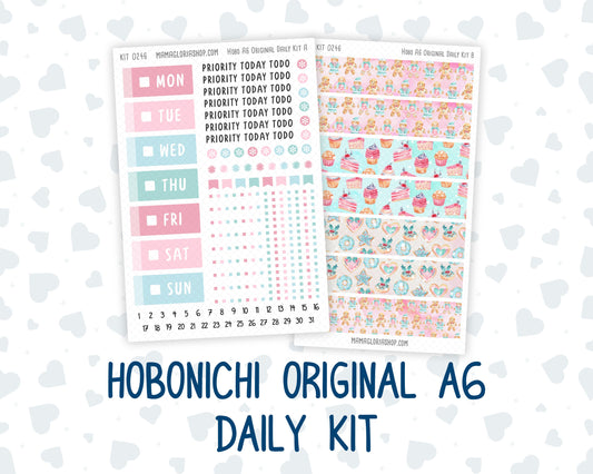 Kit 0246 - A6 Hobonichi Original - Daily Kit - December - Gingerbread Sweets