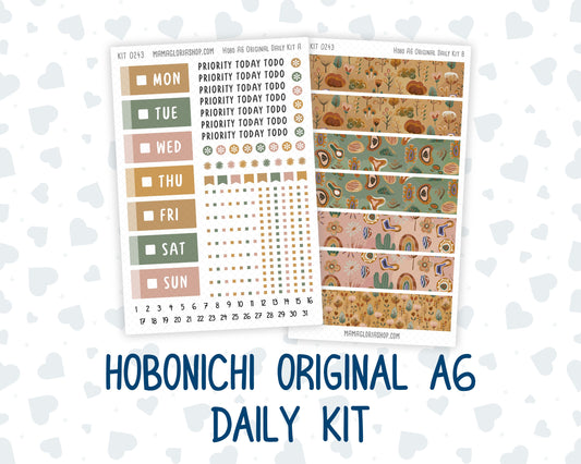 Kit 0243 - A6 Hobonichi Original - Daily Kit - November - Boho Autumn