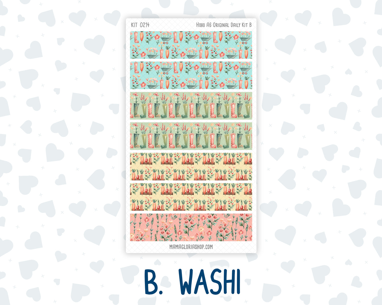 Kit 0214- A6 Hobonichi Original – Daily Kit - Rooted In Spring - April