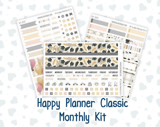 Kit 0272 - HP Classic - Monthly Kit - May - Graduation - For Classic Happy Planner