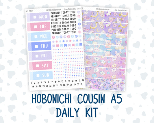 Kit 0252 - Hobonichi Cousin - Daily Kit - February - Tokyo Candy Cloud