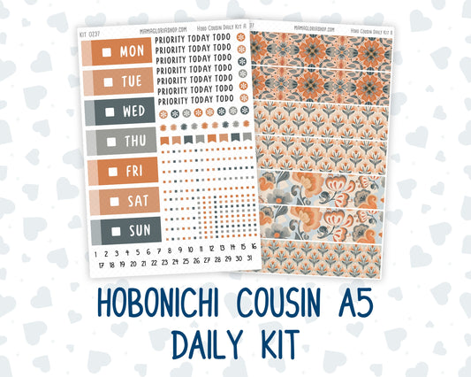 Kit 0237 - Hobonichi Cousin - Daily Kit - October - Forest Folk