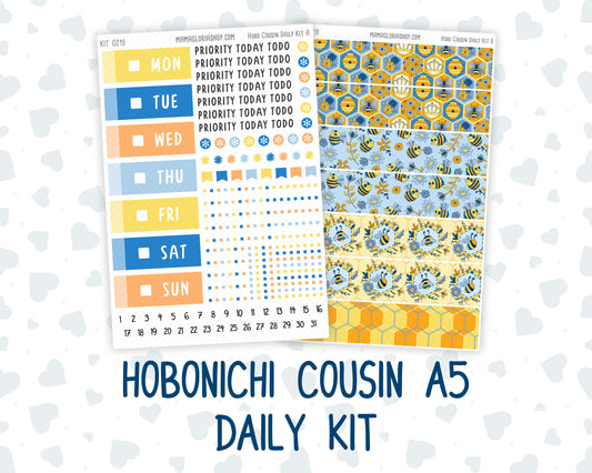 Kit 0219- Hobonichi Cousin – Daily Kit - Bee's Business- May