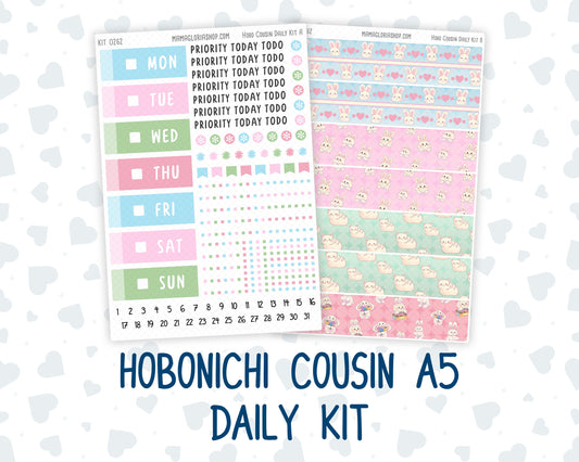 Kit 0262 - Hobonichi Cousin - Daily Kit - April - Spring Puffs