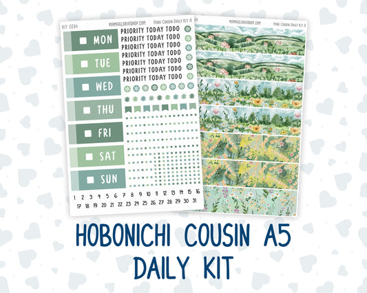 Kit 0264 - Hobonichi Cousin - Daily Kit - May - Spring Walk
