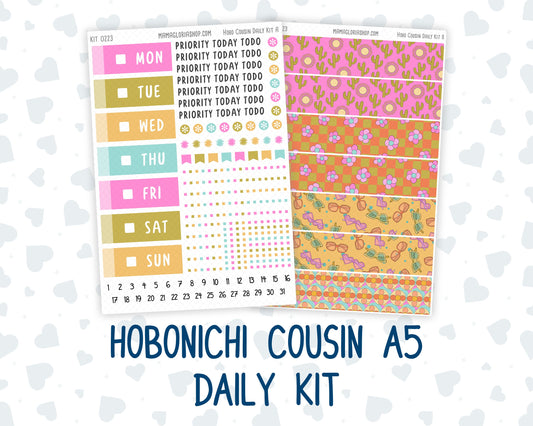 Kit 0223 - Hobonichi Cousin - Daily Kit - June - Route 66