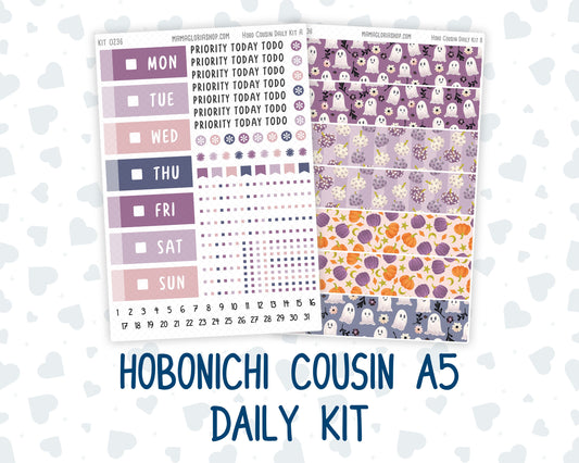 Kit 0236 - Hobonichi Cousin - Daily Kit - October - Sweet & Spooky
