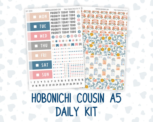 Kit 0234 - Hobonichi Cousin - Daily Kit - September – Reader’s Escape - September