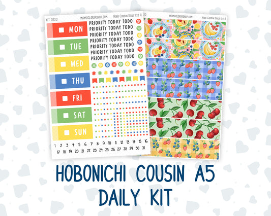 Kit 0220 - Hobonichi Cousin - Daily Kit - June - June Berries
