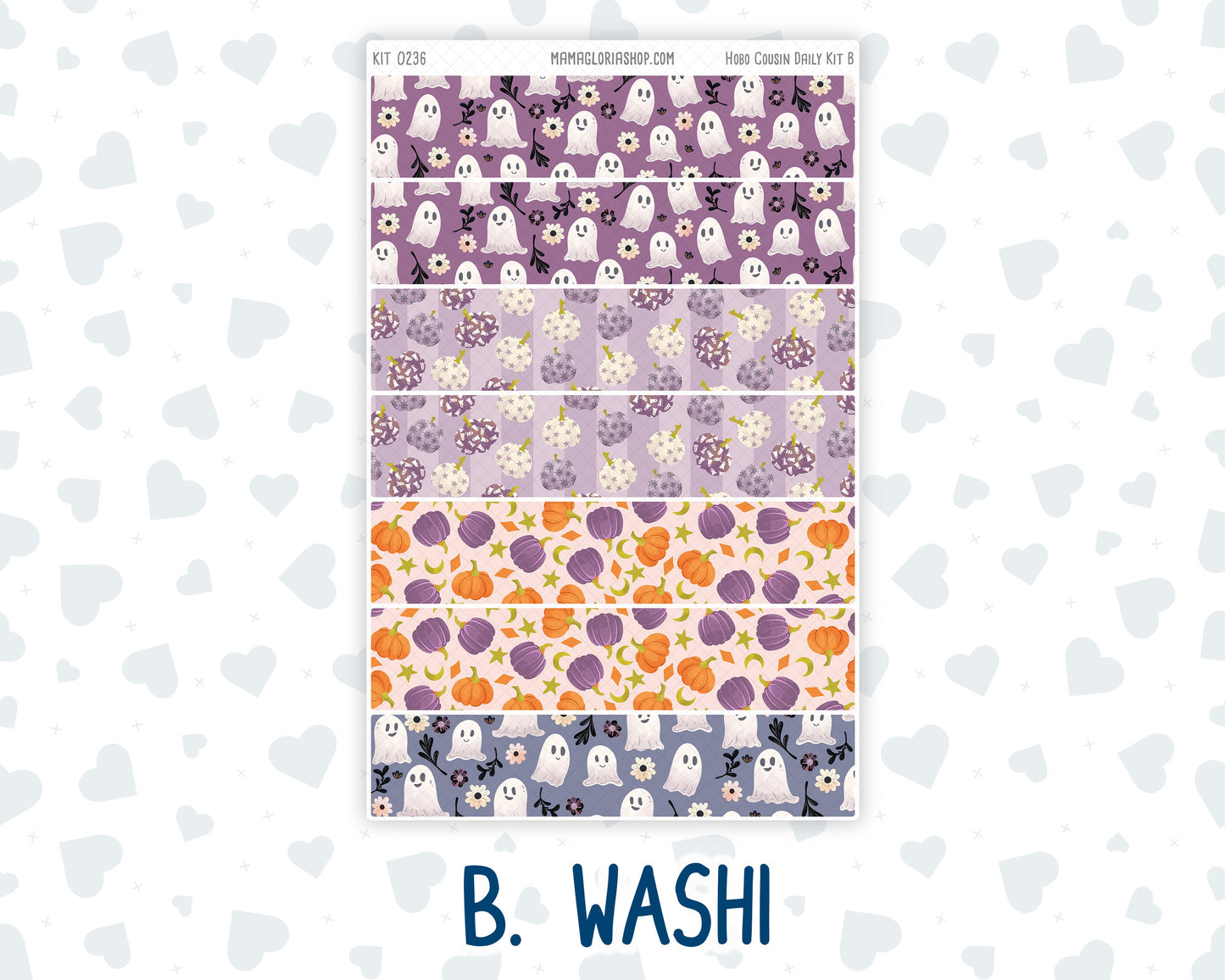 Kit 0236 - Hobonichi Cousin - Daily Kit - October - Sweet & Spooky