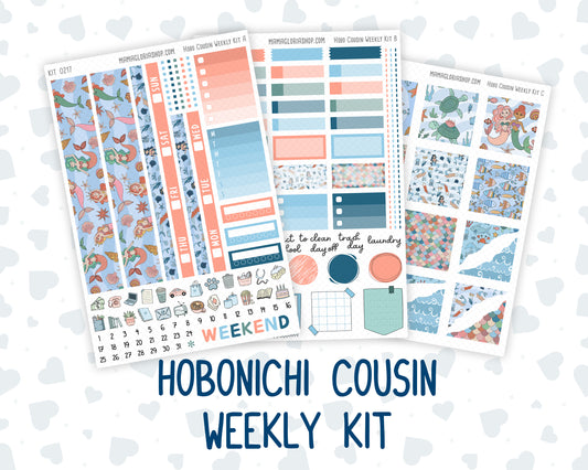 Kit 0217- Hobonichi Cousin – Weekly Kit – 1.3” Wide Columns - Once Upon A Time- May