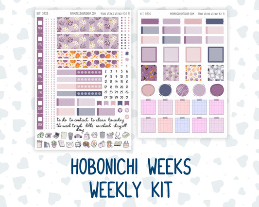 Kit 0236 - Hobonichi Weeks - Weekly Kit - October - Sweet & Spooky