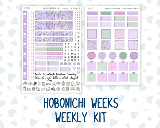 Kit 0263 - Hobonichi Weeks - Weekly Kit - April - Lavender Drift