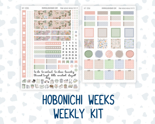Kit 0266 - Hobonichi Weeks - Weekly Kit - May - Froggy Lake Picnic