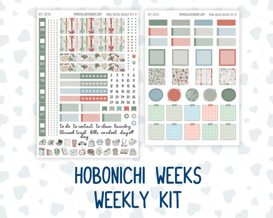 Kit 0245 - Hobonichi Weeks - Weekly Kit - December - Vintage Christmas
