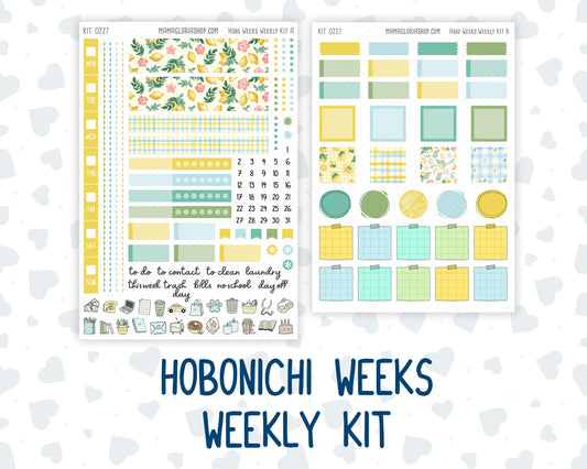 Kit 0227 - Hobonichi Weeks - Weekly Kit - July - Lemon Grove