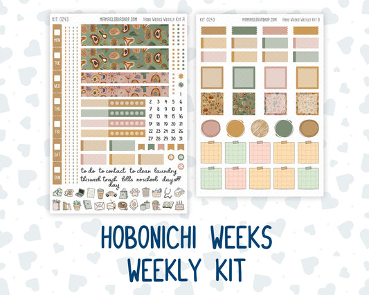 Kit 0243 - Hobonichi Weeks - Weekly Kit - November - Boho Autumn