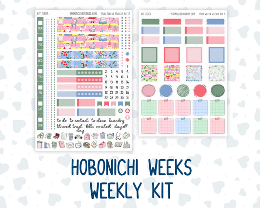 Kit 0306 - Hobonichi Weeks - Weekly Kit - December - Jolly Mischief
